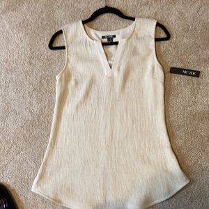 Nic + Zoe sleeveless blouse, xs